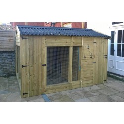 10ft Insulated Glenville Large Dog Kennel