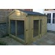 The Glenville Large Outdoor Dog Kennel – 10ft - Insulated