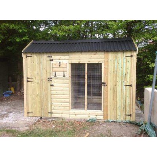 12ft Insulated Glenville Large Dog Kennel