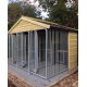 Willow Gun Dog Kennel – With Dog Pods - 1 Kennel Bay