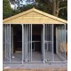 Willow Gun Dog Kennel – With Dog Pods - Insulated - 4 Kennel Bays